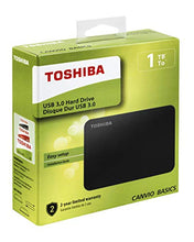 Carica l&#39;immagine nel visualizzatore di Gallery, TOSHIBA HDTB410EK3AA Canvio Basics, Disco Rigido Esterno Portatile, USB... - Ilgrandebazar