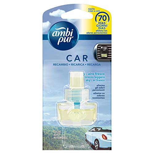 Ambi Pur Car Ricarica Deodorante per Auto con Clip Brezza Leggera - Ilgrandebazar