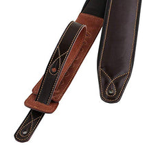 Carica l&#39;immagine nel visualizzatore di Gallery, Mugig Tracolla per Chitarra in Pelle, Doppio Spessore, Regolabile da... - Ilgrandebazar