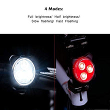 Carica l&#39;immagine nel visualizzatore di Gallery, AMANKA Luci per Bicicletta, Set Luce Bici LED Light con 5V/2A...