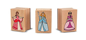 Melissa & Doug- Princesses Set di Timbri in Pricess Stamp Set, Multicolore - Ilgrandebazar