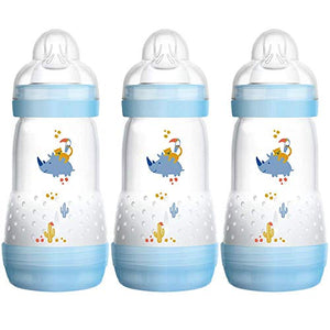 MAM FB0503B Biberon anticoliche autosterilizzante, 260 ml, 3 pezzi, Assortiti - Ilgrandebazar
