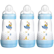 Carica l'immagine nel visualizzatore di Gallery, MAM FB0503B Biberon anticoliche autosterilizzante, 260 ml, 3 pezzi, Assortiti