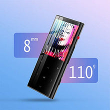Carica l&#39;immagine nel visualizzatore di Gallery, Walkercam MP-7 8GB Bluetooth 4.1 Lettore MP3 con Pulsante a Nero02