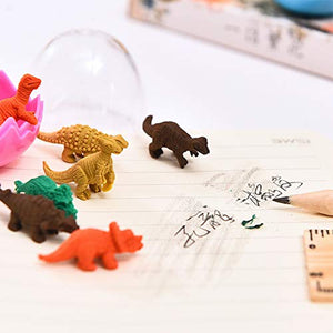 24pz Uova di Dinosauro Gomma da Cancellare Gadget gomma - Ilgrandebazar