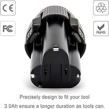 Carica l&#39;immagine nel visualizzatore di Gallery, 2 X Dosctt 3000mAh Batteria Sostituzione per Makita BL1013 10,8V 3,0Ah...