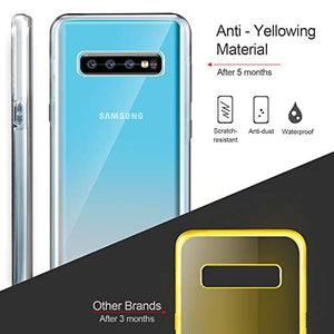 AROYI Cover Samsung S10, Galaxy S10 Silicone Case Sottile Trasparente - Ilgrandebazar
