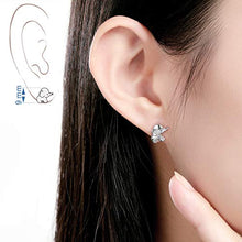 Carica l'immagine nel visualizzatore di Gallery, Qings Orecchini Donna Elefante in Argento Sterling 925, a Perno...
