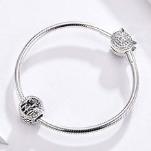 Carica l&#39;immagine nel visualizzatore di Gallery, Charm in argento sterling 925, motivo: famiglia di 4 persone, da stile 4 - Ilgrandebazar