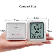 Carica l&#39;immagine nel visualizzatore di Gallery, ThermoPro TP60S Termometro Igrometro da Interno Esterno Misuratore di - Ilgrandebazar