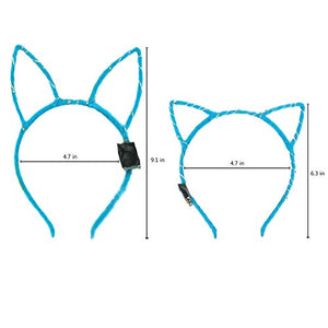 Yuccer Cerchietto Orecchie Gatto Donna LED Giocattoli Luminosa Colorato... - Ilgrandebazar