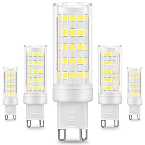 KINDEEP G9 lampadina LED - 8W / 650LM, equivalente di Bianco Freddo 6000k - Ilgrandebazar