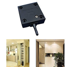 Carica l&#39;immagine nel visualizzatore di Gallery, FUJIE Interruttore per Porte Switch Push Porta Spingere Nero - Ilgrandebazar