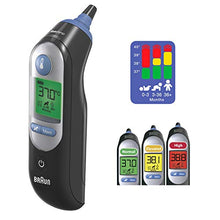 Carica l&#39;immagine nel visualizzatore di Gallery, Braun ThermoScan 7 Termometro Auricolare con Age Precision, Nero - Ilgrandebazar