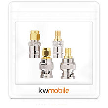 Carica l&#39;immagine nel visualizzatore di Gallery, kwmobile Set Connettori SMA a BNC - 4x Adattatori maschio femmina da...