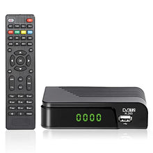 Carica l'immagine nel visualizzatore di Gallery, Decoder DVB-T2 Digitale Terrestre 2023 Full HD 1080P Dolby Audio H.265 HEVC Main 10 Bit Riceve Tutti I Canali Gratuiti, Mini Scart Supporta Sistema Nuovo[Includere 2in1 telecomando universale]