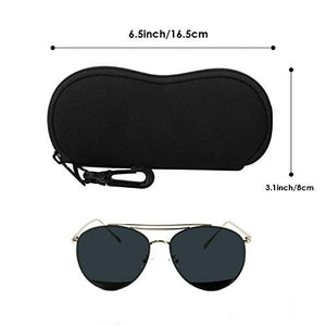 MoKo Astuccio per Occhiali da Sole, Custodia Portatile a [1 pacco], A-Nero - Ilgrandebazar