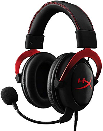 HyperX Cloud II Red Cuffie Gaming per PC/PS4/Mac/Mobile, Rosso