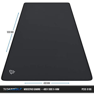 TITANWOLF Tappetino Mouse XXL Gaming Pad XL 900x400 mm - Mousepad Typ 7