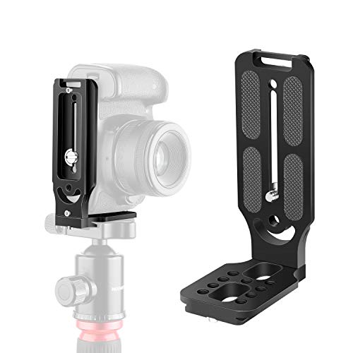 Neewer Piastra a Sgancio Rapido Staffa a Forma L Verticale con Vite 1/4”...