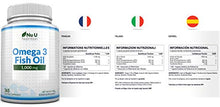 Carica l&#39;immagine nel visualizzatore di Gallery, Plusvive  Omega 3 Olio di Pesce da 1000 mg | 365 Capsule Softgel (Fornitura Per 1...