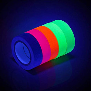 Nastro in tessuto Gaffer fluorescente, Konesky 6pcs nastro fluorescente... - Ilgrandebazar