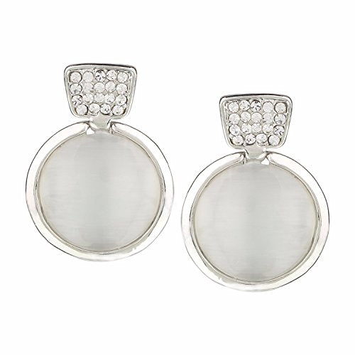 Efulgenz Fashion Jewellery Silver Plated Stylish Fancy Party Wear Hangings... - Ilgrandebazar