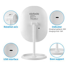 Carica l&#39;immagine nel visualizzatore di Gallery, Aidodo specchio da trucco con luci a LED, portatile e ricaricabile USB...