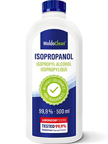 Alcool Isopropilico puro al 99.9% Isopropanolo Detergente - 500ml per 500 ml - Ilgrandebazar