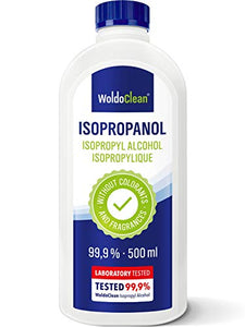 Alcool Isopropilico puro al 99.9% Isopropanolo Detergente - 500ml per 500 ml - Ilgrandebazar