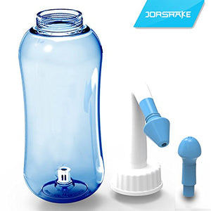 JORSHAKE Lavaggio Nasale Nuovo prodotto 500ml Manuale per Lavaggi Nasali Blu - Ilgrandebazar