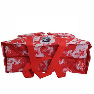 Aqua Di Mare Borsa Quadrata Stampata Rosso M,