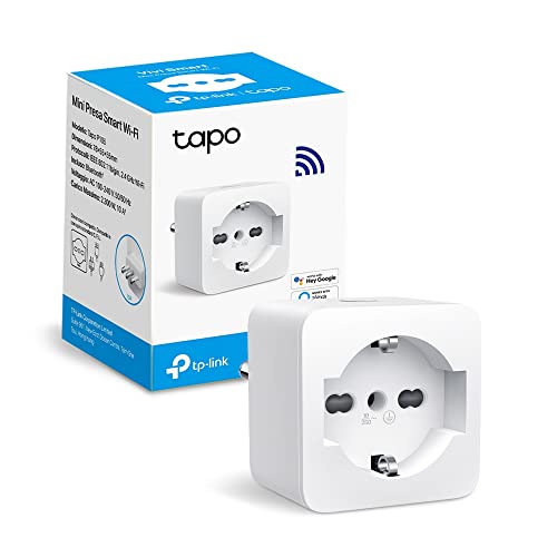 [Nuovo] TP-Link Tapo P105 Presa Smart Italiana, WiFi Intelligente Smart Plug, Controllo Vocale, Compatibile con Alexa e Google Home, Controllo Remoto Tramite APP Tapo, Bianco