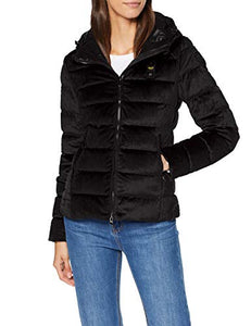 Blauer Giubbini Corti Imbottito Piuma Giacca Sportiva Donna L, Nero (Nero 999) - Ilgrandebazar