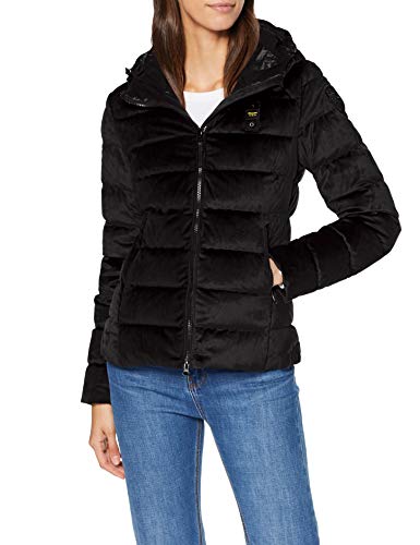 Blauer Giubbini Corti Imbottito Piuma Giacca Sportiva Donna L, Nero (Nero 999) - Ilgrandebazar