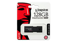 Carica l&#39;immagine nel visualizzatore di Gallery, Kingston DataTraveler 100 G3-DT100G3/128GB USB 3.0, 3.1 PenDrive, 128 128 GB