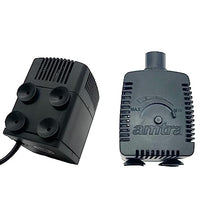 Carica l&#39;immagine nel visualizzatore di Gallery, Amtra Stream 480 - Pompa per acquario ad immersione, silenziosa, portata d&#39;acqua regolabile, 480 lt/h - 4,3W - 230v, Piccola Pompa Aspira Acqua per Fontanella Gatti, Presepe, idroponica
