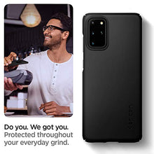 Carica l'immagine nel visualizzatore di Gallery, Spigen Cover Samsung Galaxy S20 Plus Thin Fit Compatibile con Samsung S20 Plus Cover Custodia - Nero