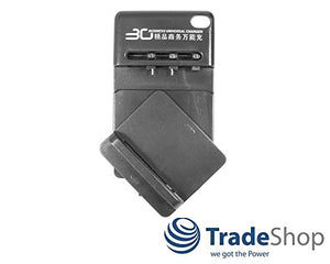 Trade Shop Caricatore Universale da Tavolo per Batteria agli ioni di Litio...
