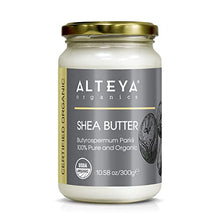 Carica l'immagine nel visualizzatore di Gallery, Аlteya Organics Burro di Karitè Biologico 300 g - Certificato USDA biologico 100% Puro, Naturale, Vegano - Burro naturale per il Corpo, Viso, Labbra, Capelli - Nutre, Protegge, Idratare
