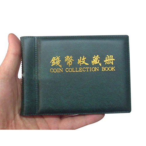 NUOLUX Raccoglitore di monete, monete collezione,Raccoglitore Green - Ilgrandebazar