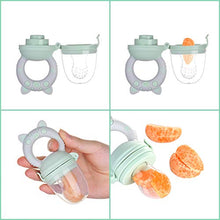 Carica l'immagine nel visualizzatore di Gallery, Faburo 2pcs Ciuccio Frutta per Bambini Alimenti + 9pcs in...