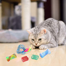 Carica l'immagine nel visualizzatore di Gallery, Confezione da 22 pezzi retrattili per gatto, piume, giocattolo Multicolore 1