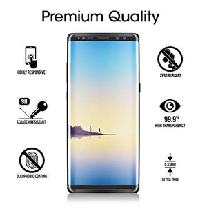 amFilm Galaxy Note 8 Pellicola Protettiva, Copertura Totale Vetro Temperato... - Ilgrandebazar