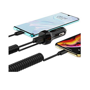 ZLONXUN Caricabatteria da Auto con Cavo di Tipo C per Samsung Galaxy...