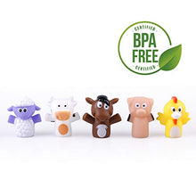 Carica l&#39;immagine nel visualizzatore di Gallery, aeioubaby.com Marionette da Dito per Bambini | 5 Animali della Fattoria |... - Ilgrandebazar