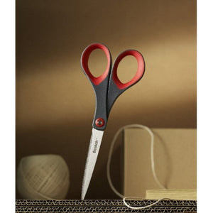 3M Scotch Precision Forbici con Lame in Acciaio 18 cm, Rosso/Grigio - Ilgrandebazar
