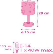 Carica l&#39;immagine nel visualizzatore di Gallery, Dalber Farfalle Lampada da Tavolo E14, 40 W, Multicolore, 290 x 150 x 150... - Ilgrandebazar