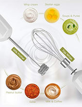 Carica l&#39;immagine nel visualizzatore di Gallery, homgeek Frullatore ad Immersione 1000W, 5 in 1 Frusta, Mixer a...
