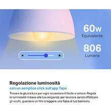 Carica l&#39;immagine nel visualizzatore di Gallery, TP-Link Tapo L530E Lampadina WiFi Intelligente LED Smart Multicolore, E27, Compatibile con Alexa e Google Home, 806 lumen, 9W(Equivalente 60 W), Senza hub richiesto, Controllo Remoto tramite APP Tapo